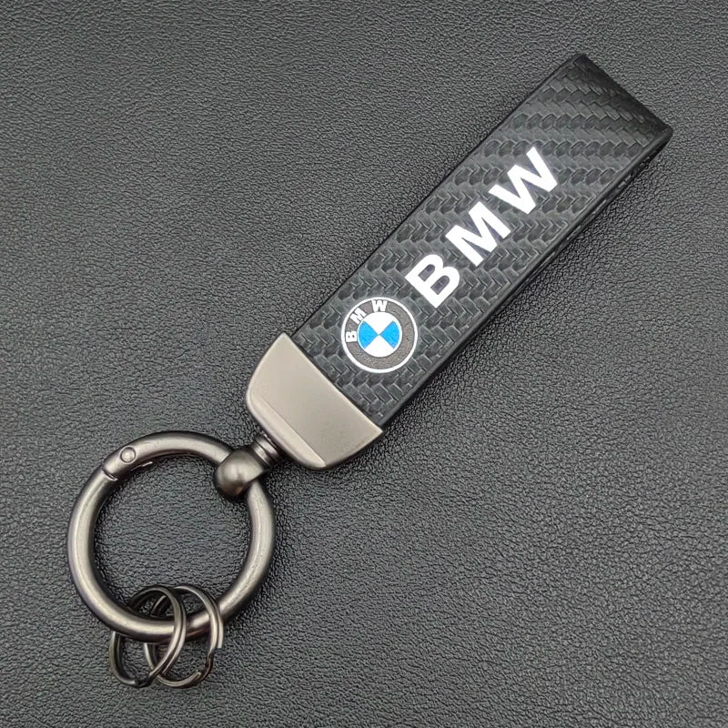 2024 Leather Metal Logo Key Chain Luxury Car Keychain For BMW E46 E90 E39 E60 E36 E30 E61 E91 E92 E87 F10 F20 F30 Accessories