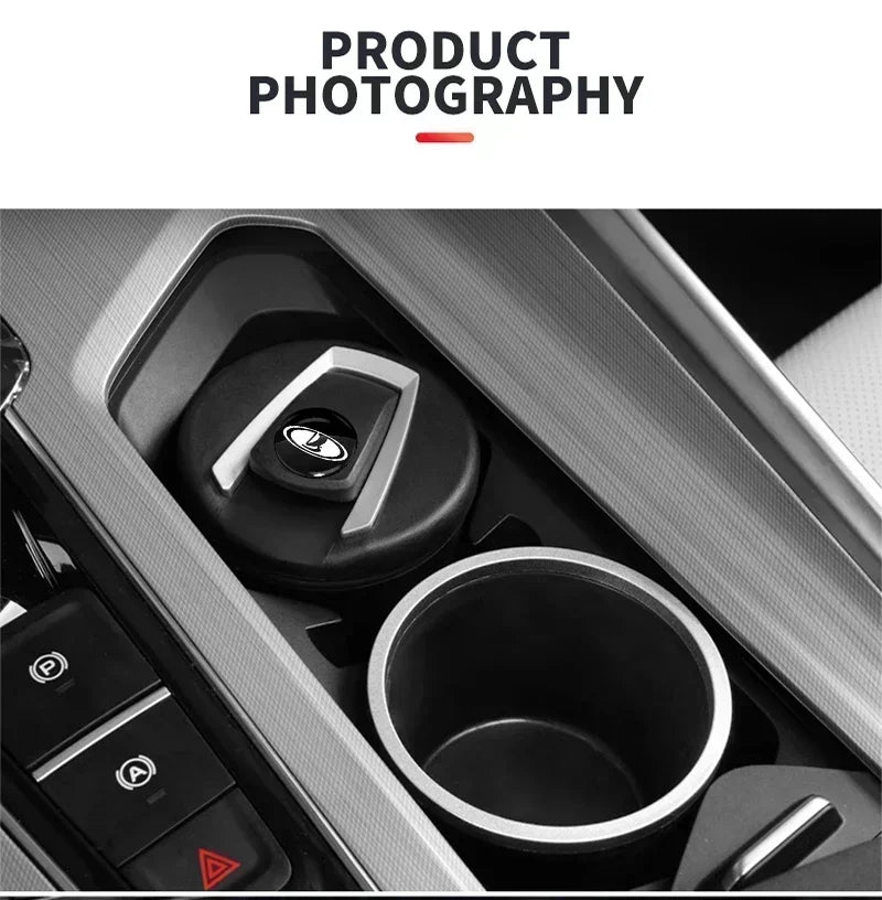 Portable Auto Car LED Cigarette Smoke Ashtray Holder For Lada VESTA Niva Kalina Priora Granta Largus Samara 2110 Tavria Estate