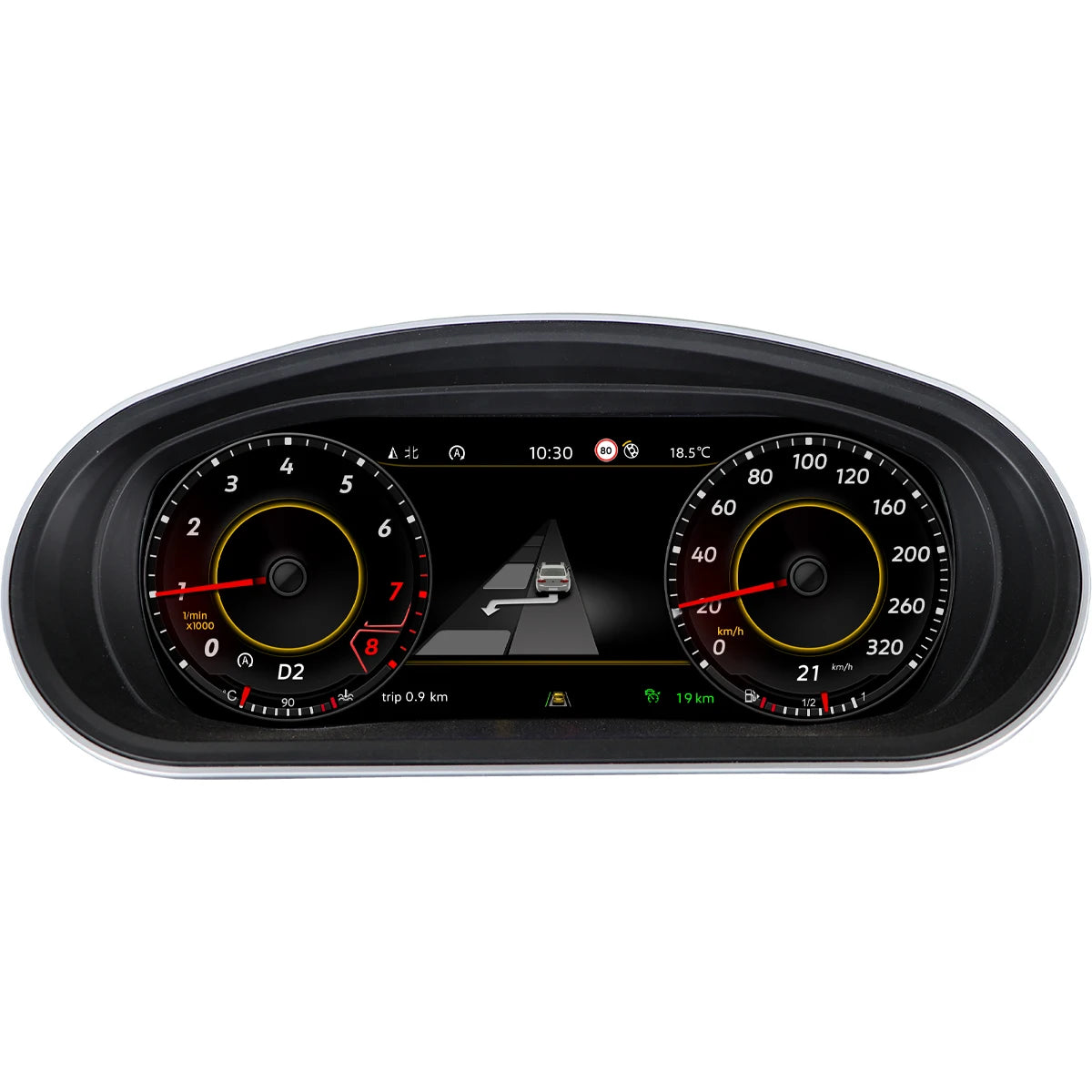 Digital Instrument Gauge Cluster For VW Golf 7 MK7 MK6 Passat B7 B8 CC Tiguan Jetta Scirocco T6 LCD Dashboard Panel Speedometer