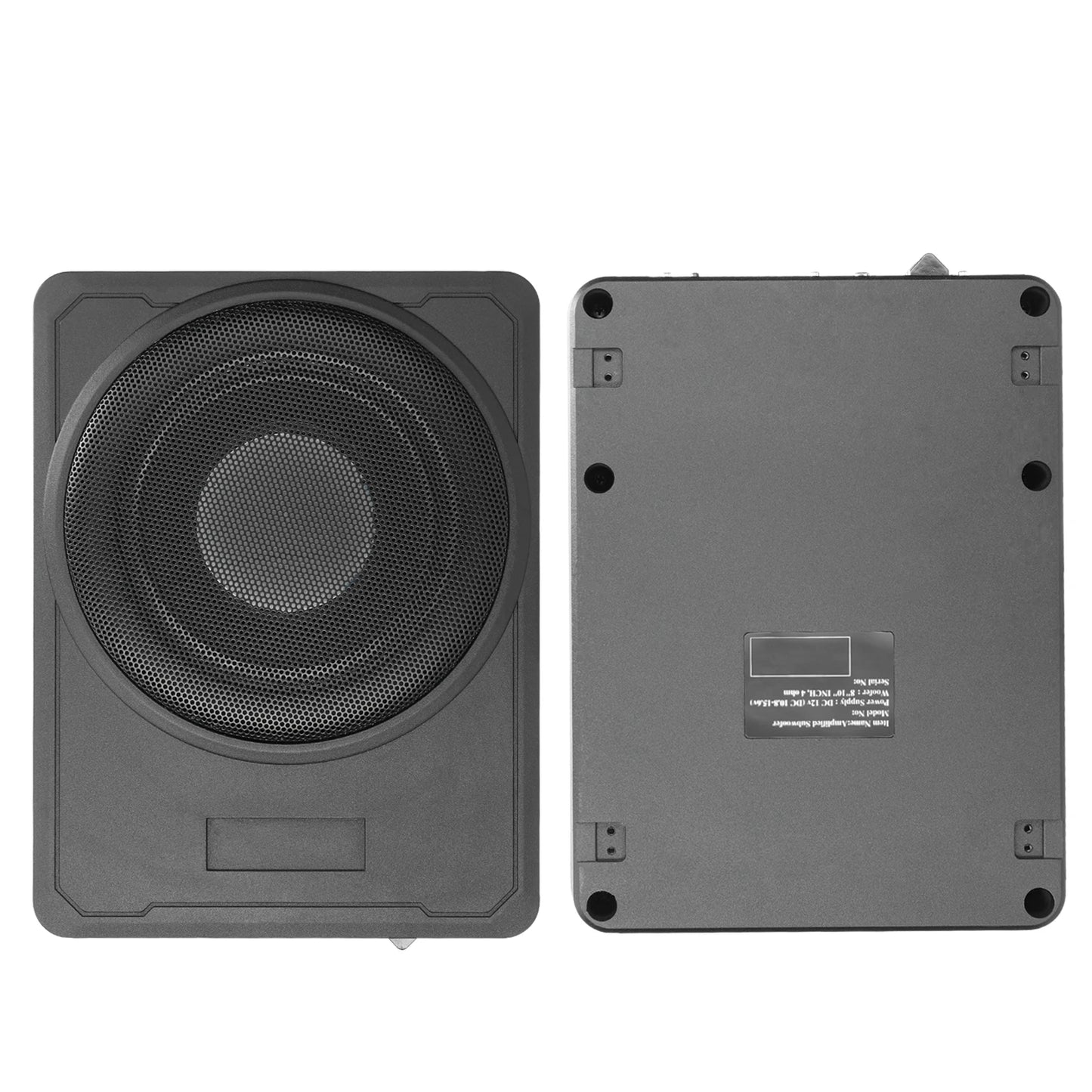 10 Inch 600W Car Subwoofer High Power Pure Bass Under-Seat Power Amplifiers Speaker 12 V for Car Truck RV