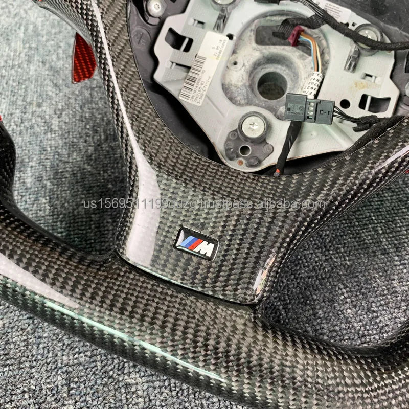 M1 M2 M3 M4 M5 F10 F20 F22 F30 F32 F36 F40 F90 E90 E91 E70 Custom BMW F30 LED Steering Wheel Carbon Fiber Forged For BMW