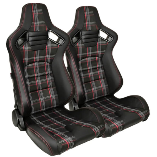 Hot Sale New pvc leather Single slider racing universal bucket seats for sale