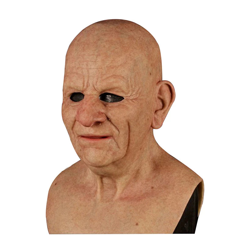 Breaking Bad Halloween Scary Bald Old Man Masks Costume Party Fun Latex Cosplay Headgear Party Performance Props Horror Mask