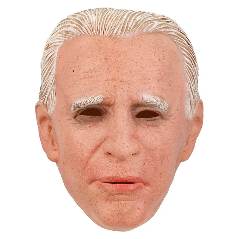 Halloween Latex Head Mask Joe Biden Novelty Old Man Cosplay Masquerade Costume Props