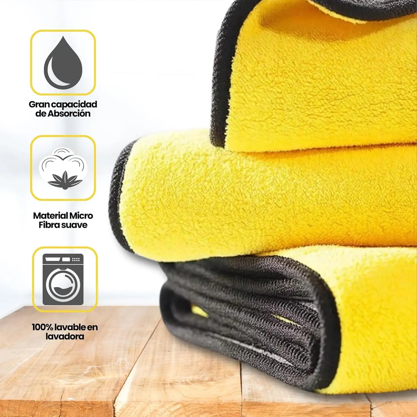 1Pcs Microfiber Cleaning Towel Car Cleaning Cloths Professional Detailing Car Drying Microfiber Towel Car Wash Maintenance Tool