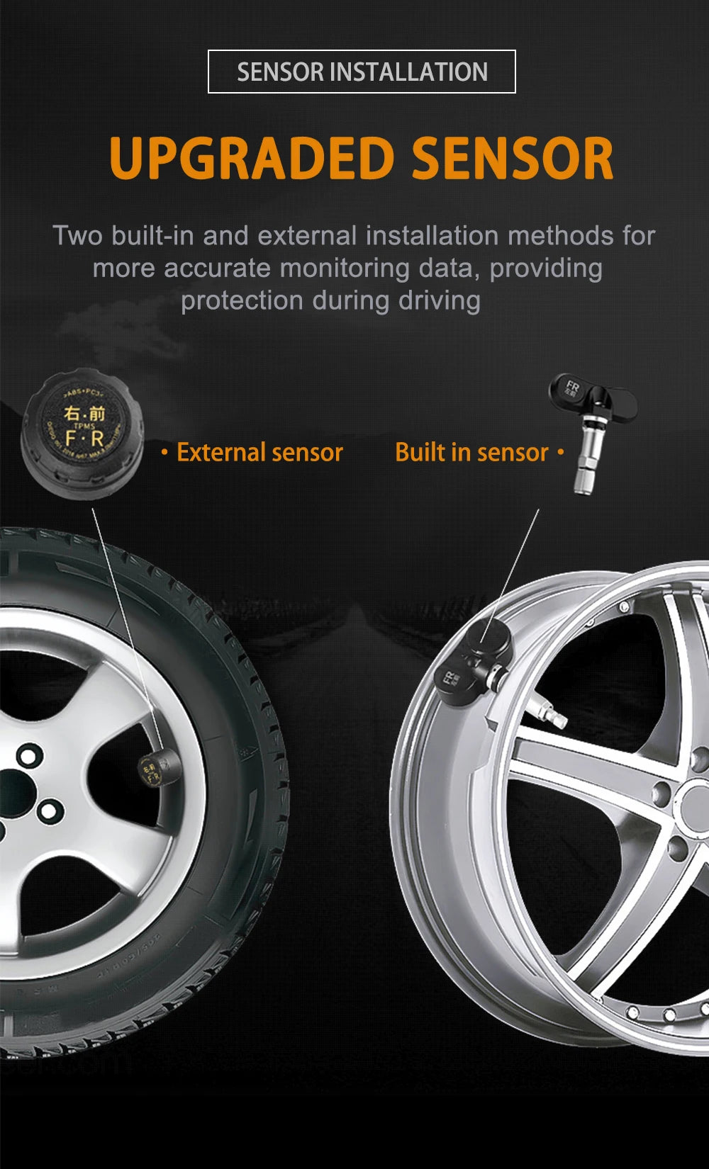 2023 New X91 TPMS Smart Slope Meter 4 in 1 GPS TPMS Tire Monitor Inclinometer Gague Tire temperature Overspeed reminder