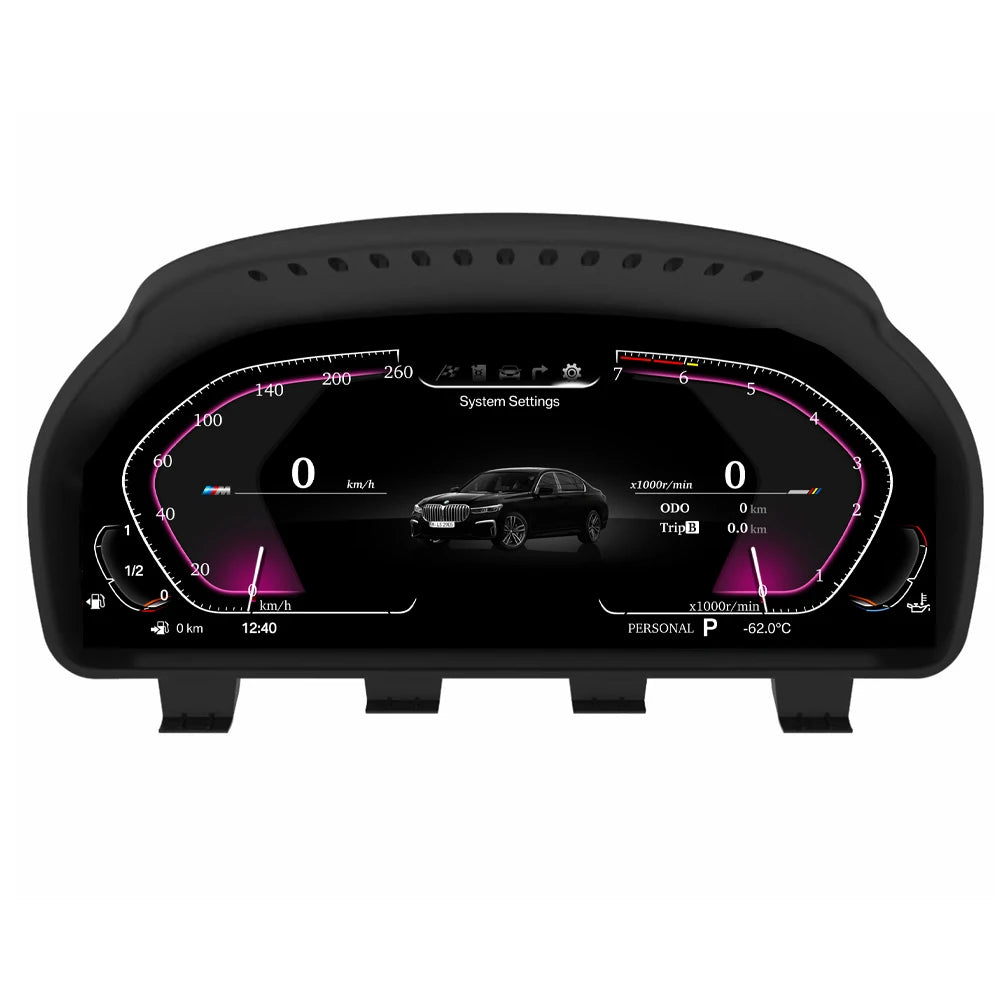 12.3''Digital Cockpit Instrument Cluster For BMW F01 F02 F06 F07 F10 F11 F12 F15 F16 F25 F26 X3/X4/X5/X6 Dashboard Speedometer