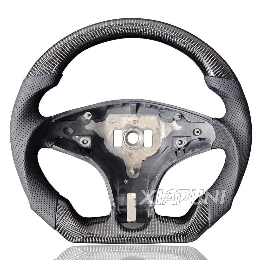 Fit For Benz Mercedes C63 E63 AMG W203 W204 2008 - 2011 Carbon Fiber Steering Wheel