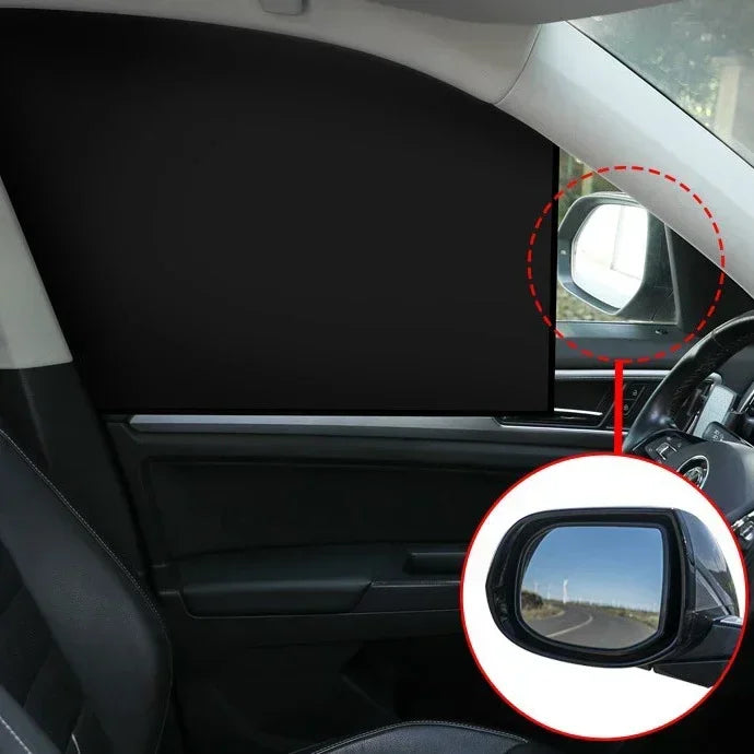 Magnetic Car Window Sunshade Cover Summer UV Protection Car Side Front Rear Window Mesh Curtain Protector Cover Auto Accessories