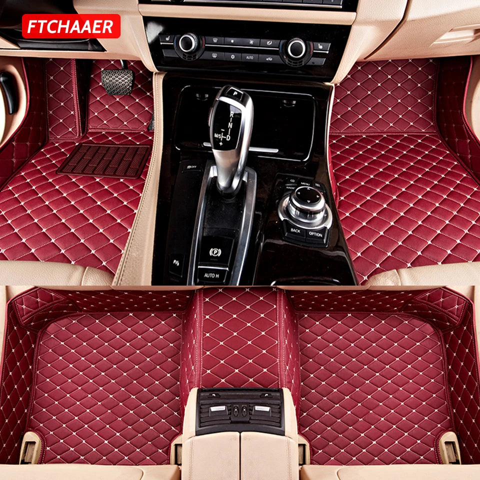 FTCHAAER Custom Car Floor Mats For Audi A3 S3 Saloon Limousine 2013-2023 Sedan Auto Carpets Foot Coche Accessorie