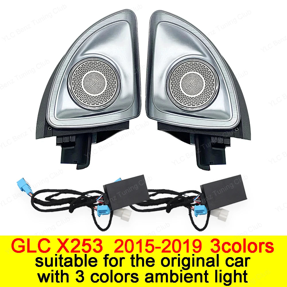 For Mercedes-Benz 4D Speaker E C S W213 W205 W222 W223 4D Rotating Tweeter Speaker Ambient Light