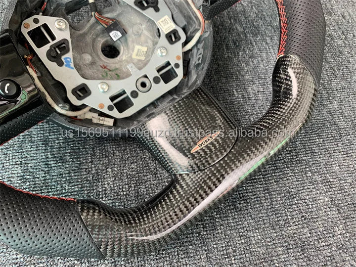 M1 M2 M3 M4 M5 F10 F20 F22 F30 F32 F36 F40 F90 E90 E91 E70 Custom BMW F30 LED Steering Wheel Carbon Fiber Forged For BMW