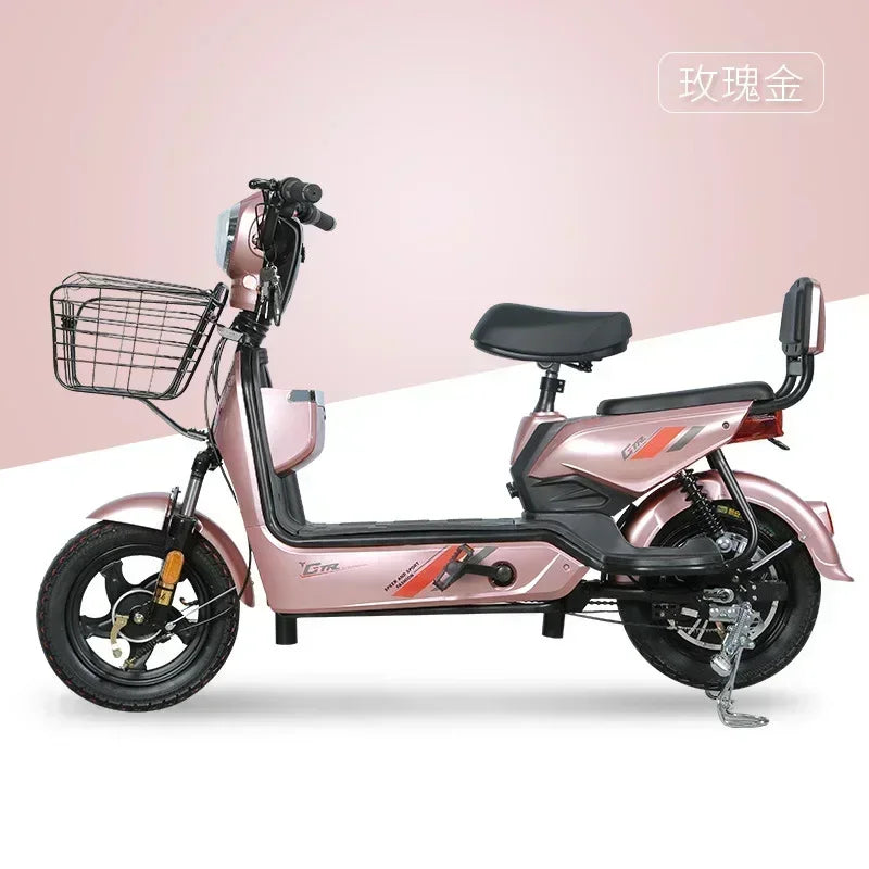 New Mobility Scooter Optional Remote Control Anti-theft Key Adult Two-wheeler Smart Electric Vehicle 350W12AH Electric Scooter