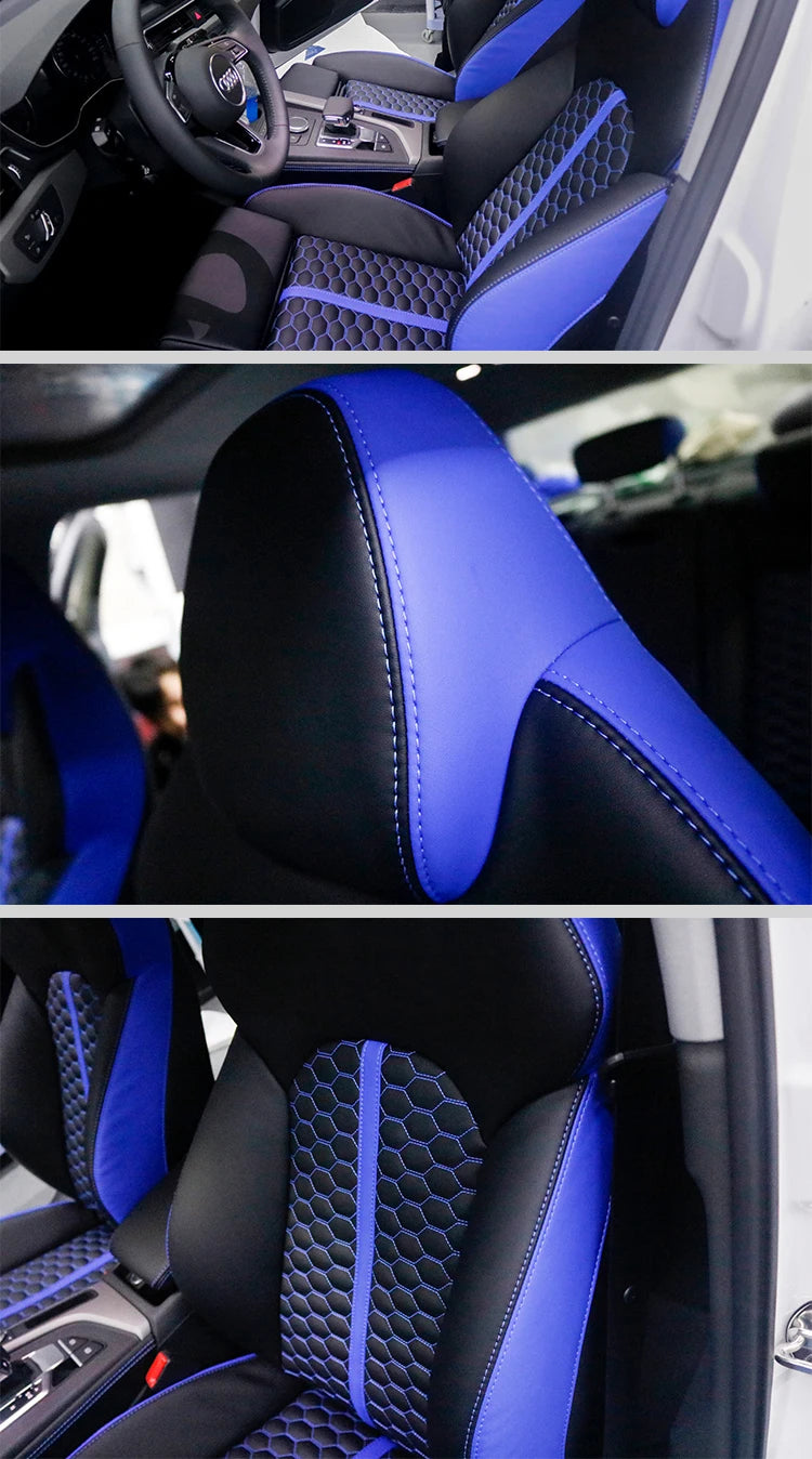 A3 A4 A5 A6 A7 A8 Q3 Q5 Q7 carbon fiber bucket seat For all Audi to RS Car accessories racing sports seats custom leather design