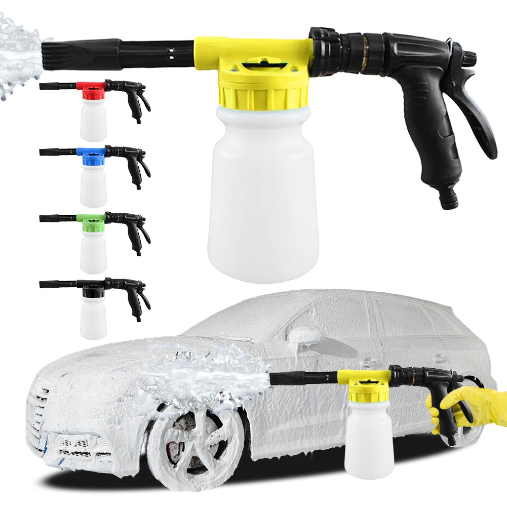 1L Car Washing Foam Gun Foam Gun Car Wash Sprayer ABS Snow Foam Gun Car Wash Soap Sprayer For Car RVs Boats Wash MaintenanceTool