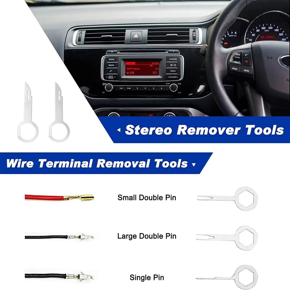 Auto Interior Disassembly Kit Car Plastic Trim Removal Tool Car Clips Puller Diy Panel Tools For Auto Trim Puller Set