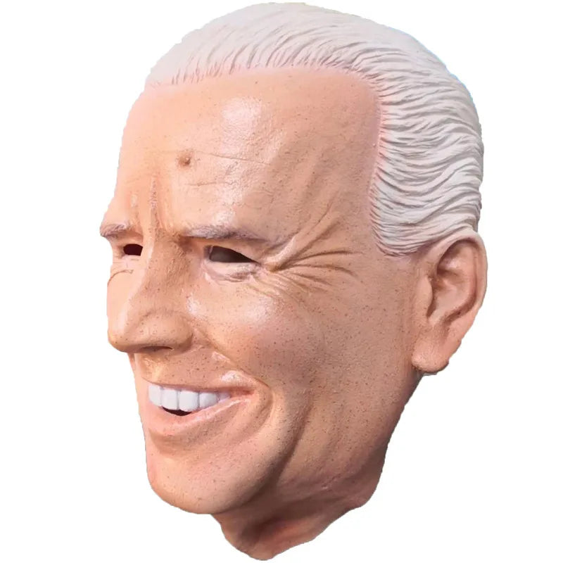 Halloween Latex Head Mask Joe Biden Novelty Old Man Cosplay Masquerade Costume Props