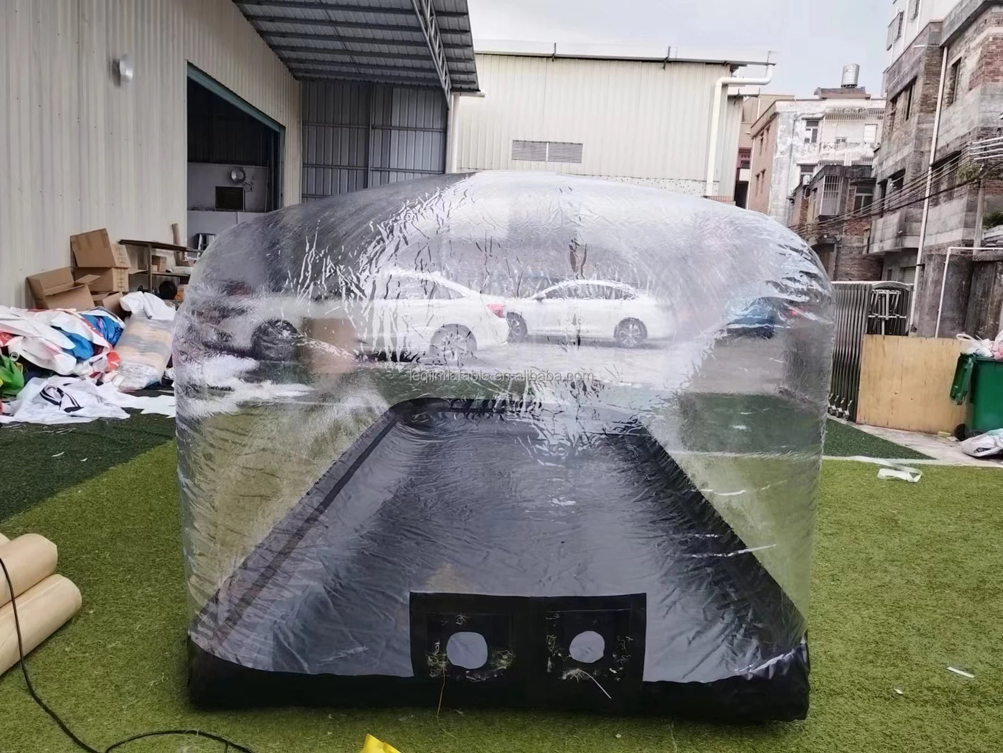 High Quality Custom Transparent PVC Car Covers Inflatable Car Storage Bubble Tent Inflatable Car Bubble Cover