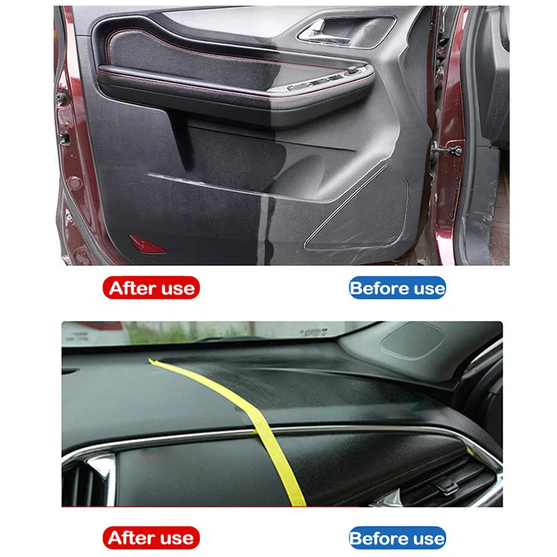 Car Plastic Restorer Coating Agent Auto Plastic Rubber Exterior Repair Clean Refresh Restoration Agent Black Shine Seal Brighten