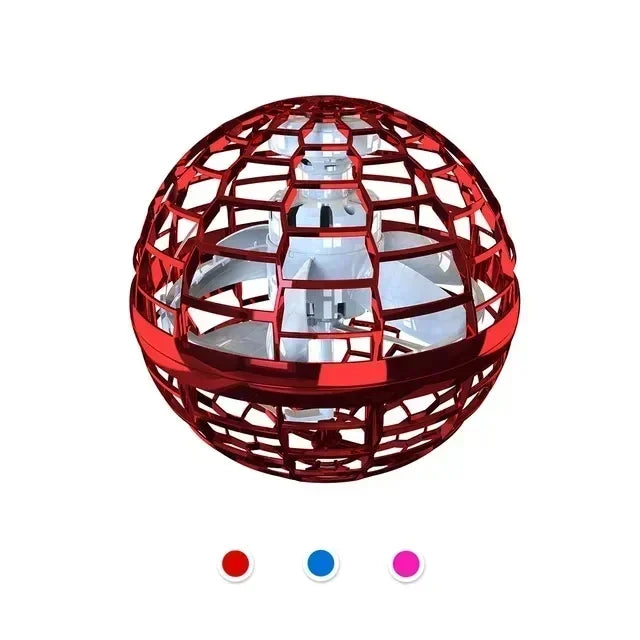 New Flying Mini Spinner LED UFO Type Flying Helicopter Spinner  Fingertip Upgrade Flight Gyro Drone Aircraft Toy Adult Kids Gift