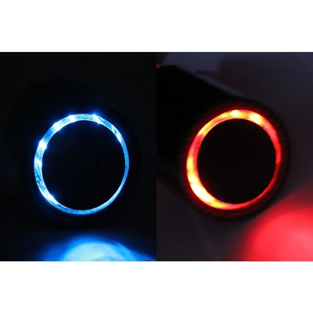 Universal Car LED Exhaust Flame Pipe Tail Throat Red/Blue Light Flaming