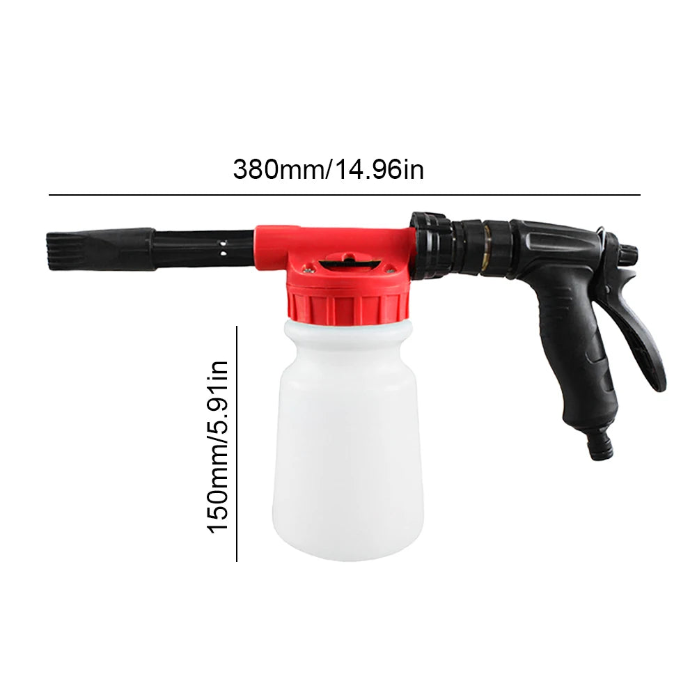 1L Car Washing Foam Gun Foam Gun Car Wash Sprayer ABS Snow Foam Gun Car Wash Soap Sprayer For Car RVs Boats Wash MaintenanceTool