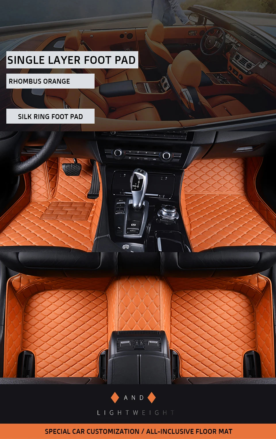 Custom Car Floor Mats For Audi A4 Saloon B8 B9 Auto Carpets Foot Coche Accessorie