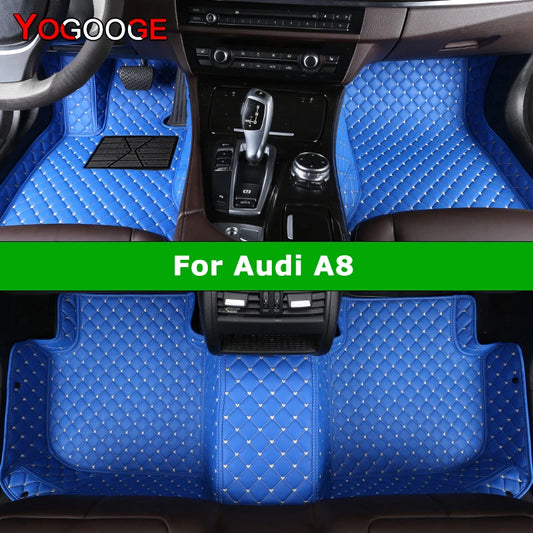 Custom Car Floor Mats For Audi A8 Auto Carpets Foot Coche Accessorie