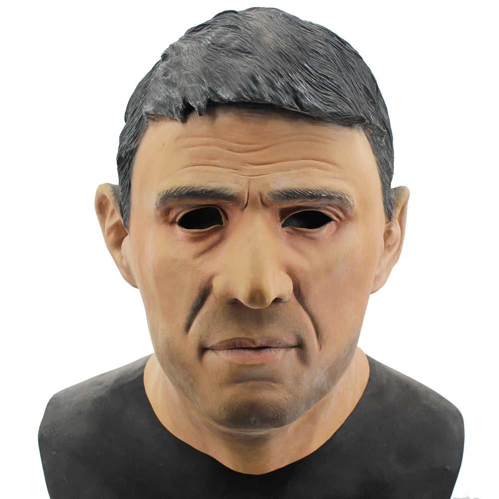 NEW Realistic Man Celebrity Mask Rubber Cosplay Realistic Male Latex Mask Headgear Cosplay Props