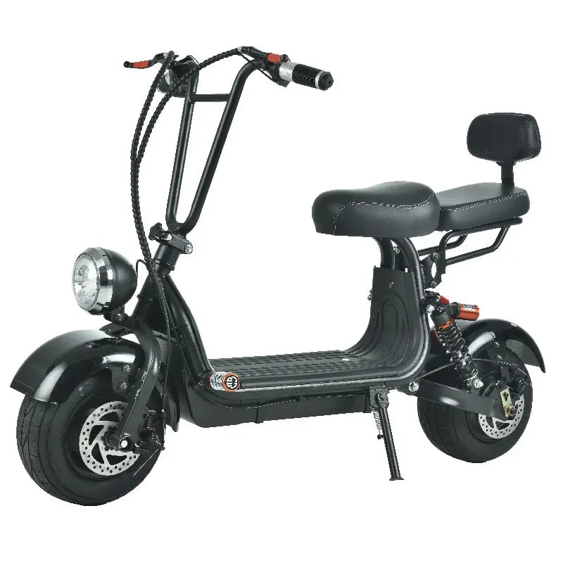 Domestic road-accessible electric scooter two-wheeled 48-volt battery car adult transportation lithium electric bicycle