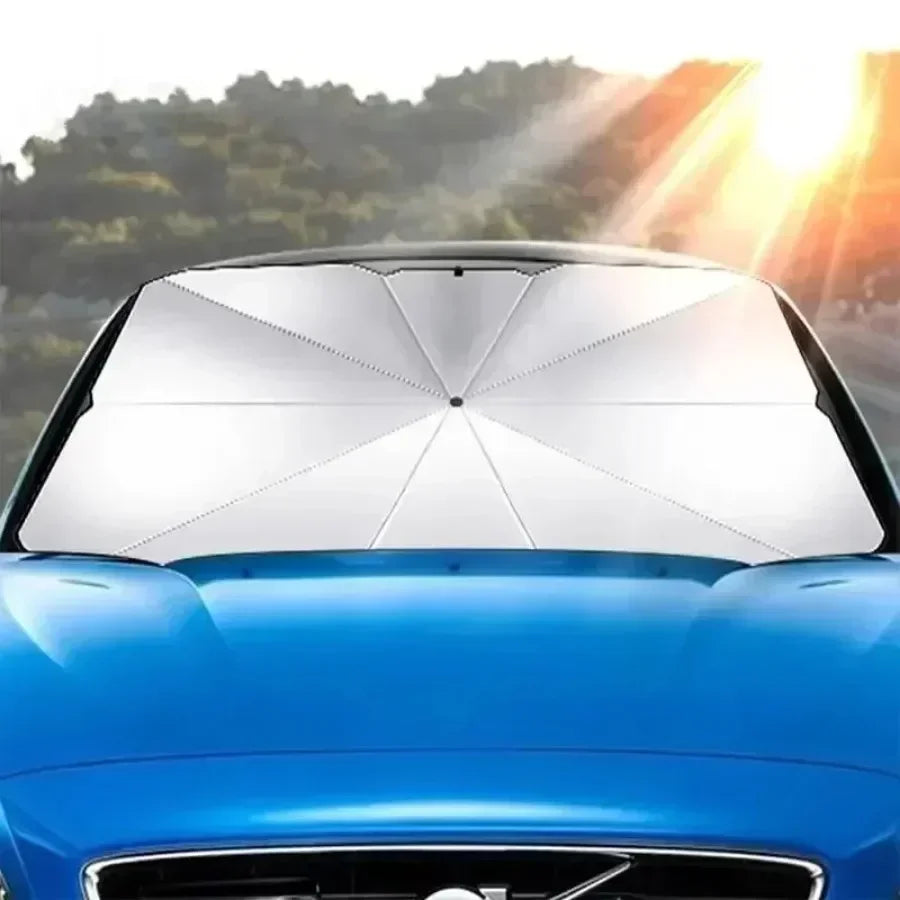 Car Sunshade Umbrella For Auto Shading Car Sun Shade Protector Parasol Summer Sun Interior Windshield Protection Accessories