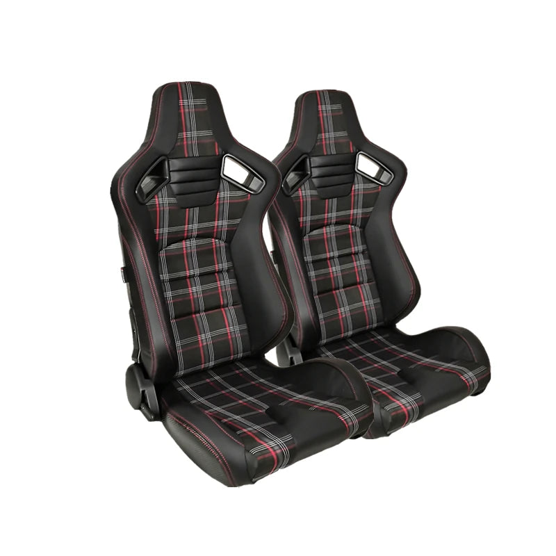 Hot Sale New pvc leather Single slider racing universal bucket seats for sale