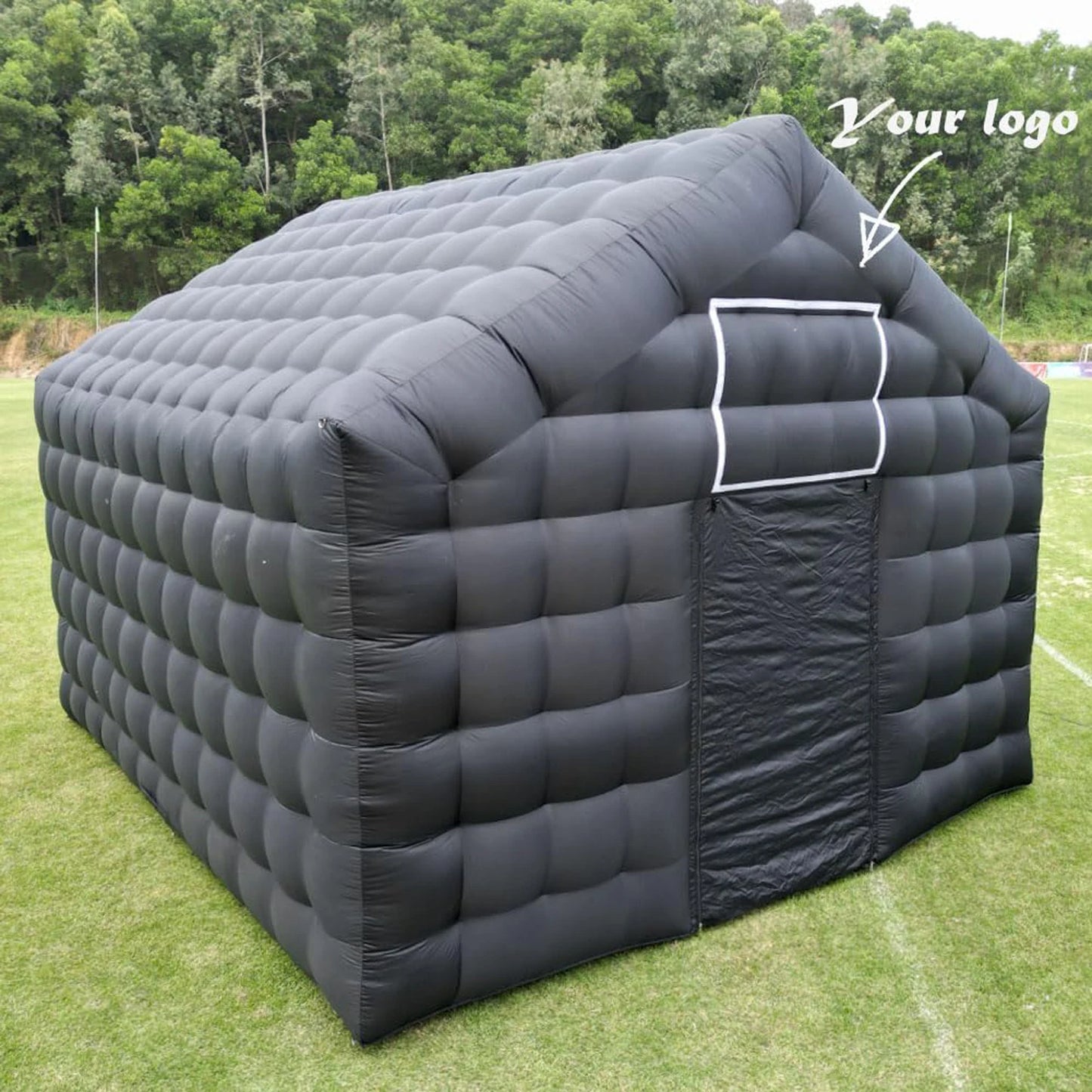 Outdoor Inflatable Night Club Party House Black Inflatable Cube Tent Large Mobile Nightclub Portable Disco Pavilion For Event