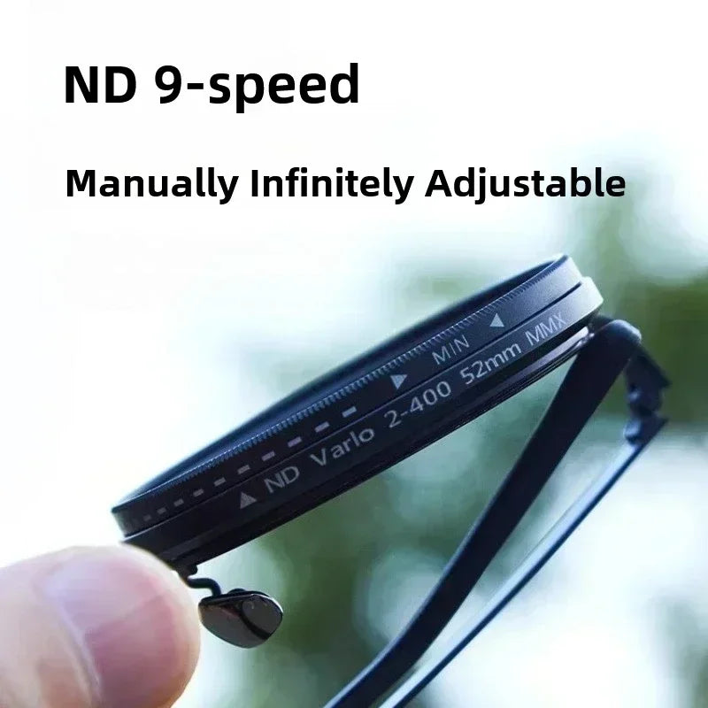 Pure Handmade ND9 Adjustable Dimming Sunglasses Retro Punk Round Men Outdoor Filter UV400 Polarized Driving Sun Glasses