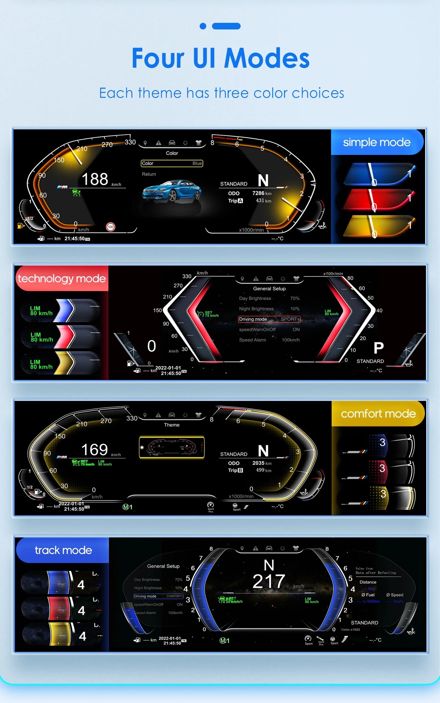 Digital Dashboard Cluster for BMW 3 4 F30 F31 F32 F33 F34 F36 2013 NBT EVO LCD 12.3INCH Screen Instrument Panel Virtual Cockpit