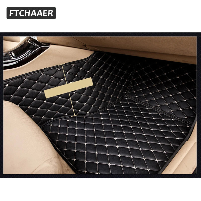 FTCHAAER Custom Car Floor Mats For Audi A3 S3 Saloon Limousine 2013-2023 Sedan Auto Carpets Foot Coche Accessorie