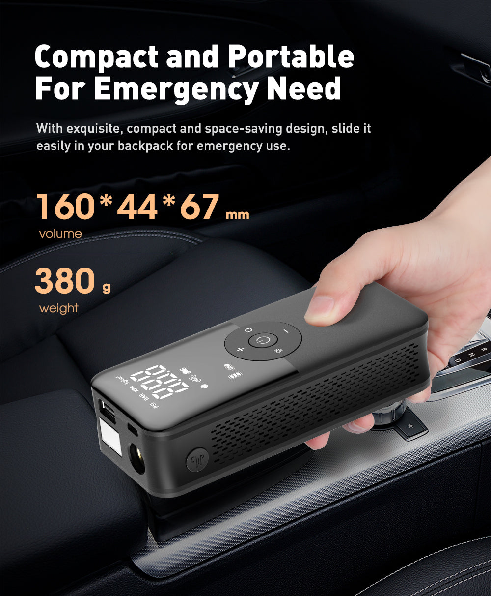 Rechargeable Air Pump Tire Inflator Portable Compressor Digital Cordless Car Tyre Inflator For Motocycle Bicycle Balls