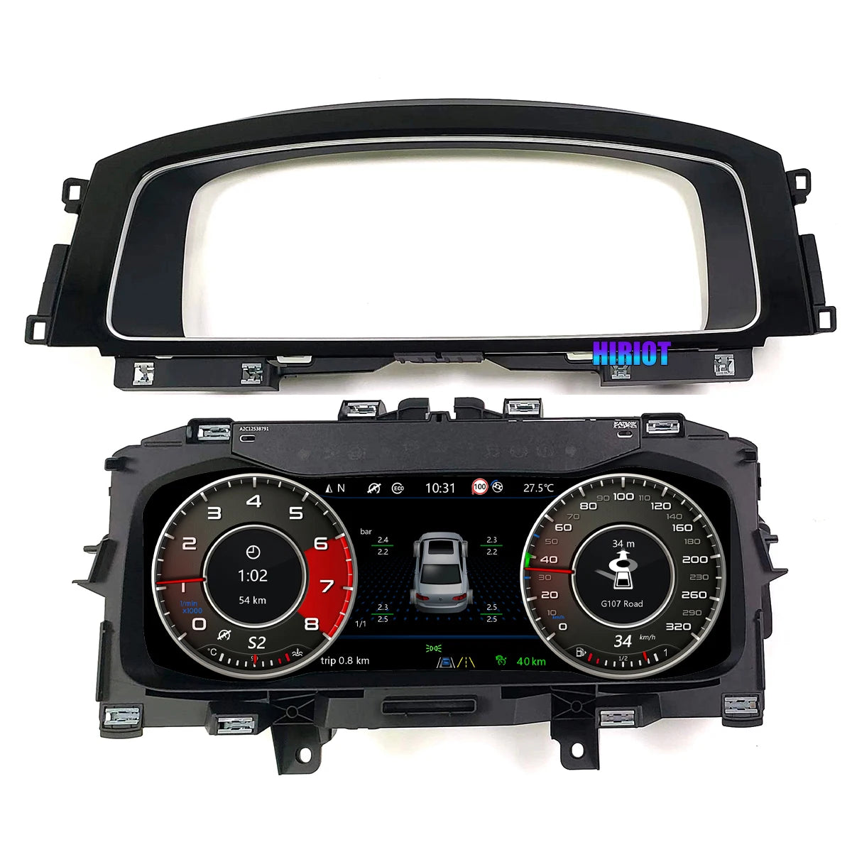 Digital Instrument Gauge Cluster For VW Golf 7 MK7 MK6 Passat B7 B8 CC Tiguan Jetta Scirocco T6 LCD Dashboard Panel Speedometer