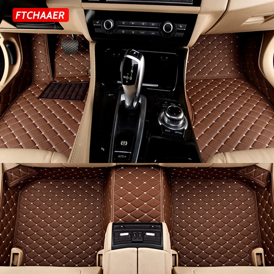 FTCHAAER Custom Car Floor Mats For Audi A3 S3 Saloon Limousine 2013-2023 Sedan Auto Carpets Foot Coche Accessorie