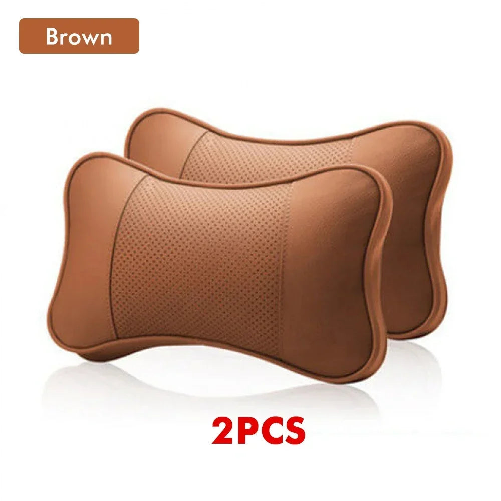 Car Seat Headrest Restraint Auto Safety Head Neck Rest Relax Pillow Cushion Pad Breathable Mesh Universal Car Seat Neck Pillow