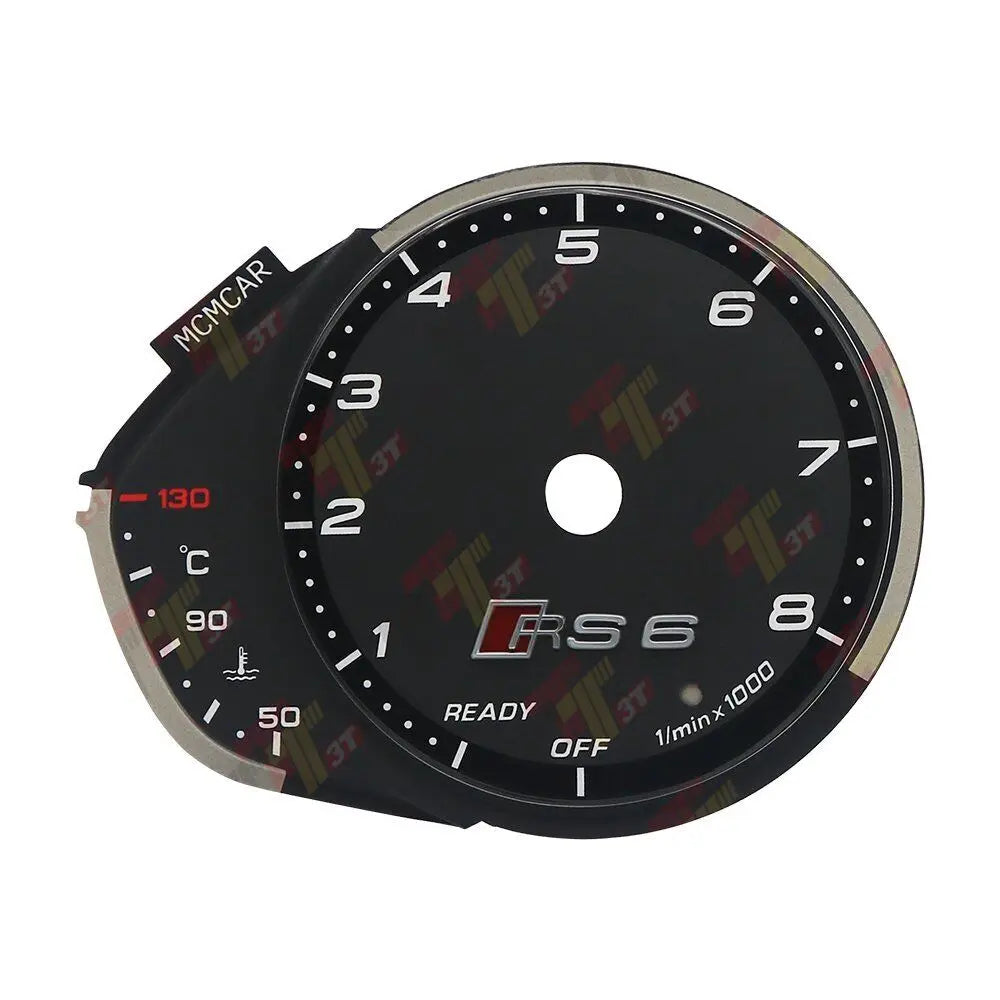 Gauge Face for Audi A6 S6 RS6 C7 Instrument Cluster Black 320KM/H