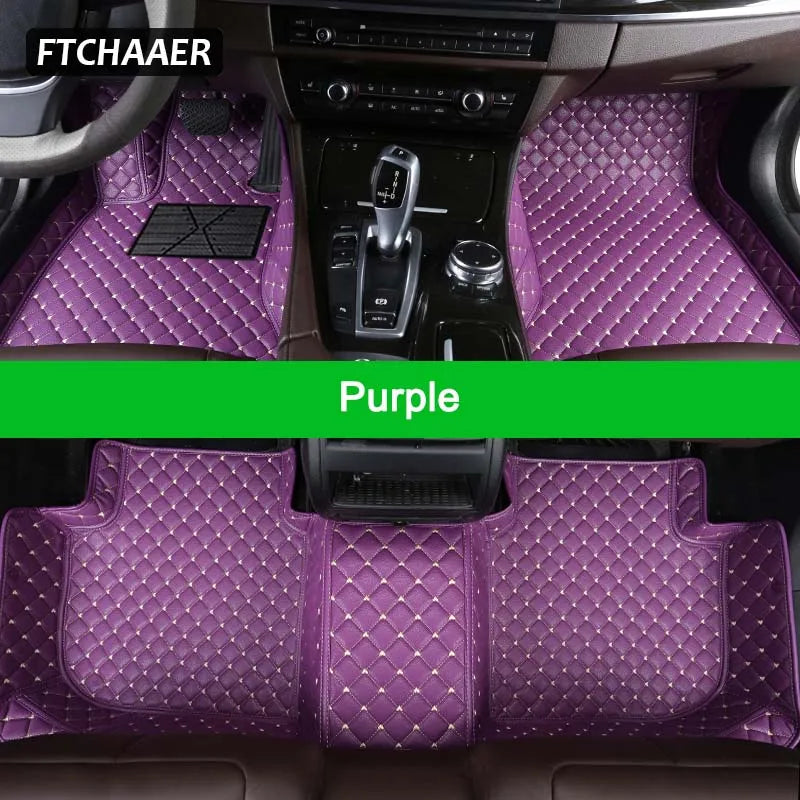 FTCHAAER Custom Car Floor Mats For Audi A3 S3 Saloon Limousine 2013-2023 Sedan Auto Carpets Foot Coche Accessorie