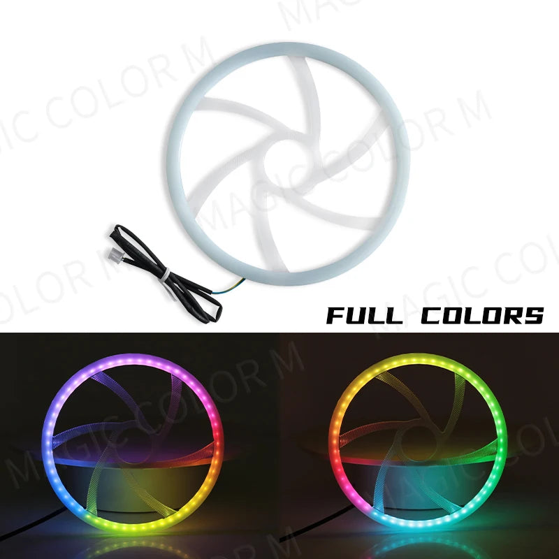 Car Ambient Light Accessories Acrylic Strips 110cm 90cm 75cm 35cm 20cm Full Colors RGB Car Interior Bluetooth App Control