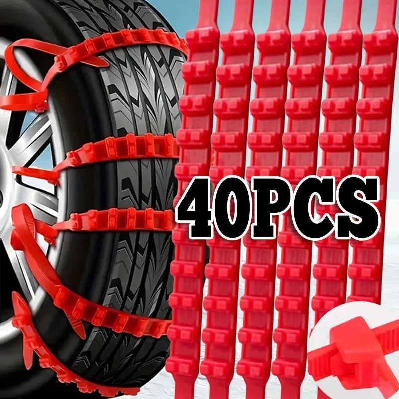 Anti Skid Snow Chains Car Winter Tire Wheels Chains Bad Terrain Wheels Anti-slip Tie Emergency Universal Lockout Artifact