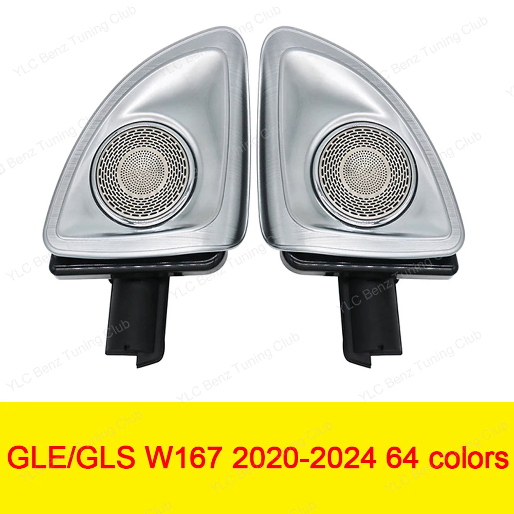 For Mercedes-Benz 4D Speaker E C S W213 W205 W222 W223 4D Rotating Tweeter Speaker Ambient Light