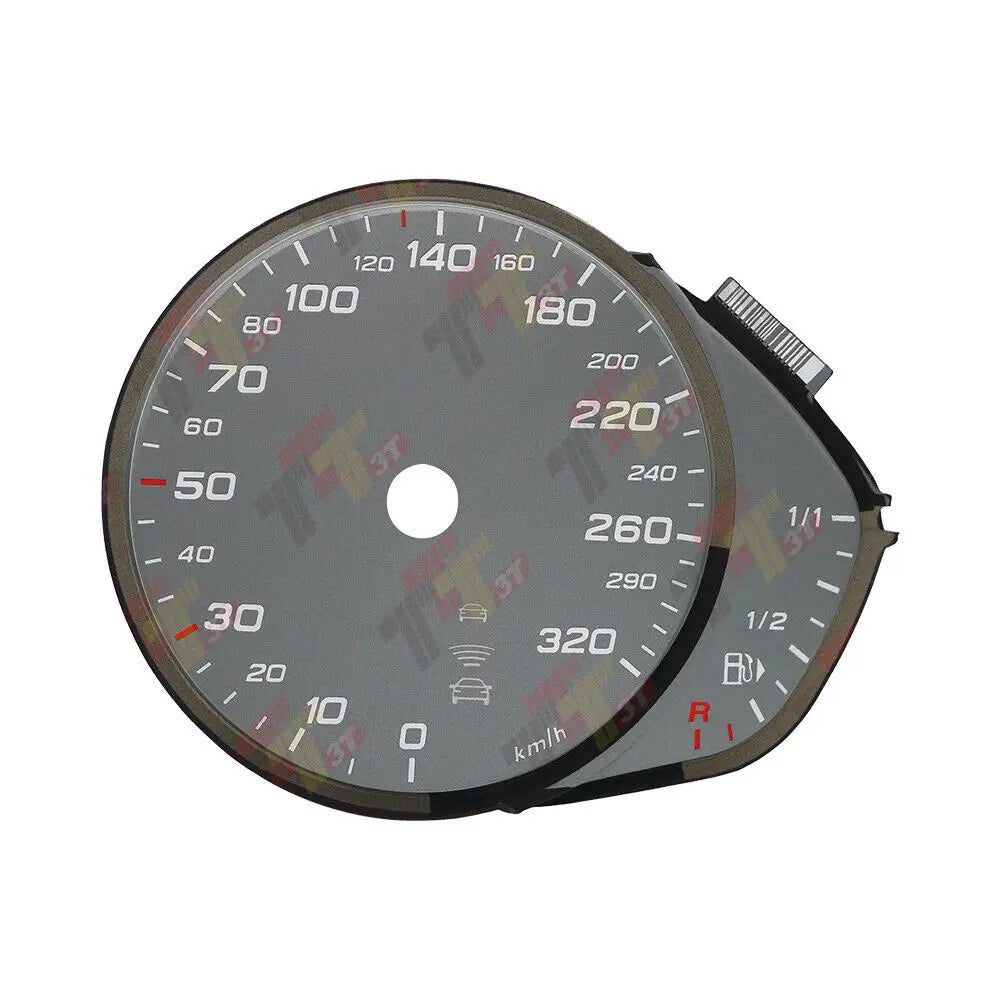 Gauge Face for Audi A7 S7 RS7 C7 Instrument Cluster Grey 320KM/H