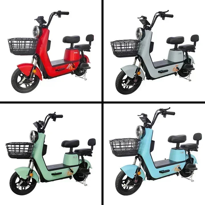 Adults Electric City Scooter 48V20Ah 400W Men Electric Bike 500w Weight 2 Wheels Moped Scooter for Adults