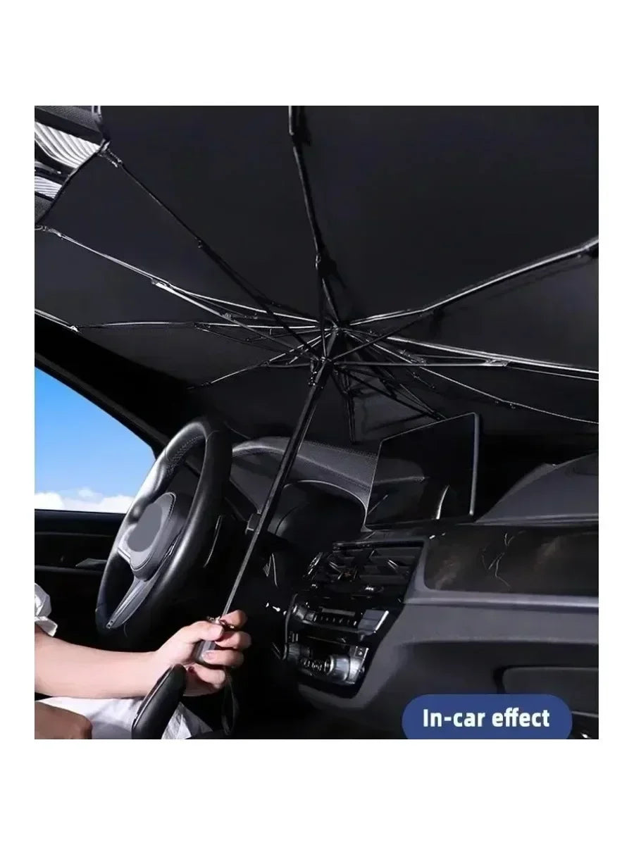 Car Sunshade Umbrella For Auto Shading Car Sun Shade Protector Parasol Summer Sun Interior Windshield Protection Accessories