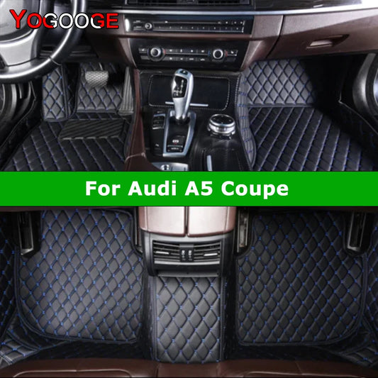 Custom Car Floor Mats For Audi A5 Coupe 2Doors Auto Carpets Foot Coche Accessorie