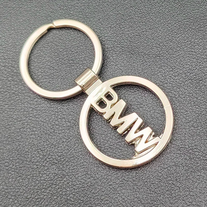 2024 Leather Metal Logo Key Chain Luxury Car Keychain For BMW E46 E90 E39 E60 E36 E30 E61 E91 E92 E87 F10 F20 F30 Accessories